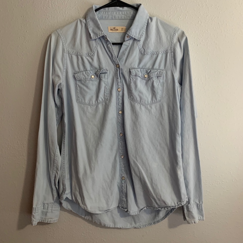 Hollister long sleeve button up